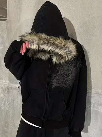 Y2K Streetwear Vintage Hoodie