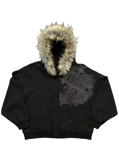 Y2K Streetwear Vintage Hoodie